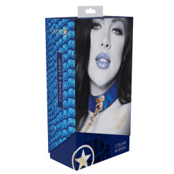 Ouch! International Collier-Laisse Florence Bleu